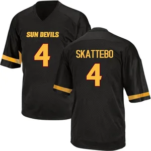 Cam Skattebo Adidas Arizona State Sun Devils Men's Game Football College Jersey - Black
